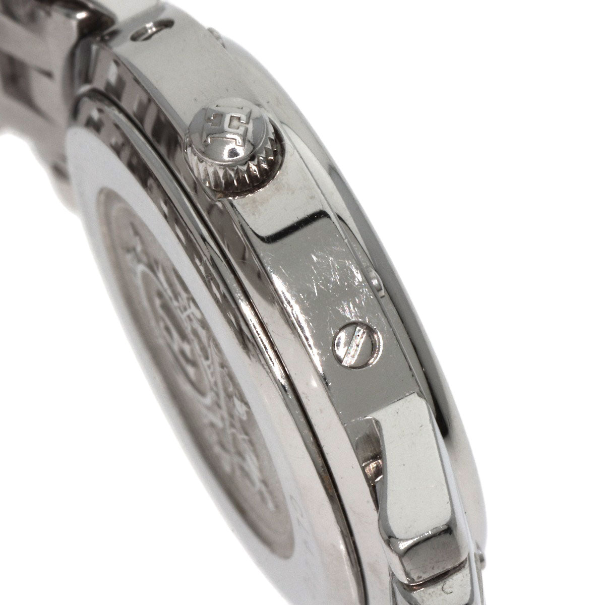 HERMES Watches Quartz CL4.210 Stainless Steel , Stainless Steel Silver Clipper black dial Women  d