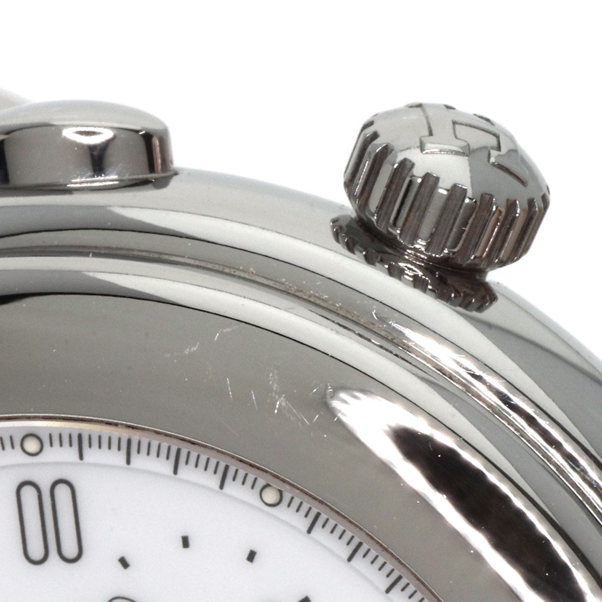 HERMES Watches Mechanical Automatic KP1.910 Stainless Steel , Stainless Steel Silver Ke Plat white dial mens  d