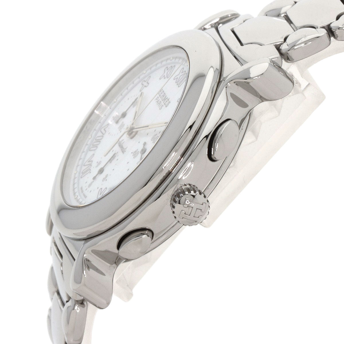 HERMES Watches Mechanical Automatic KP1.910 Stainless Steel , Stainless Steel Silver Ke Plat white dial mens  d