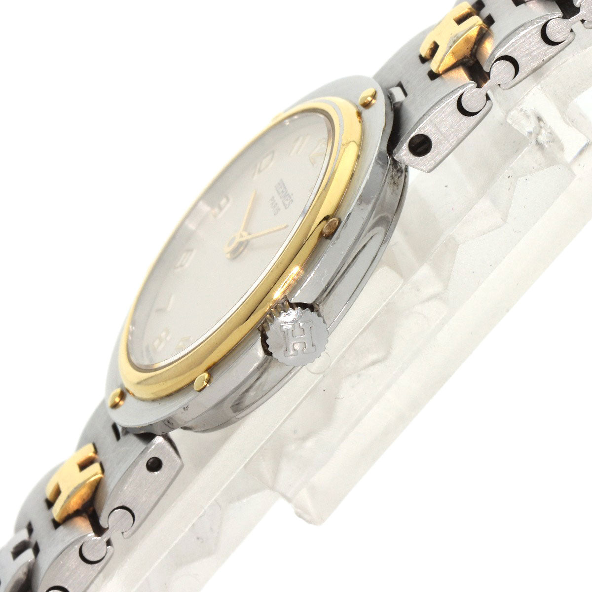 HERMES Watches Quartz Stainless Steel , SSxGP gold Olympia Ivory dial Women  d