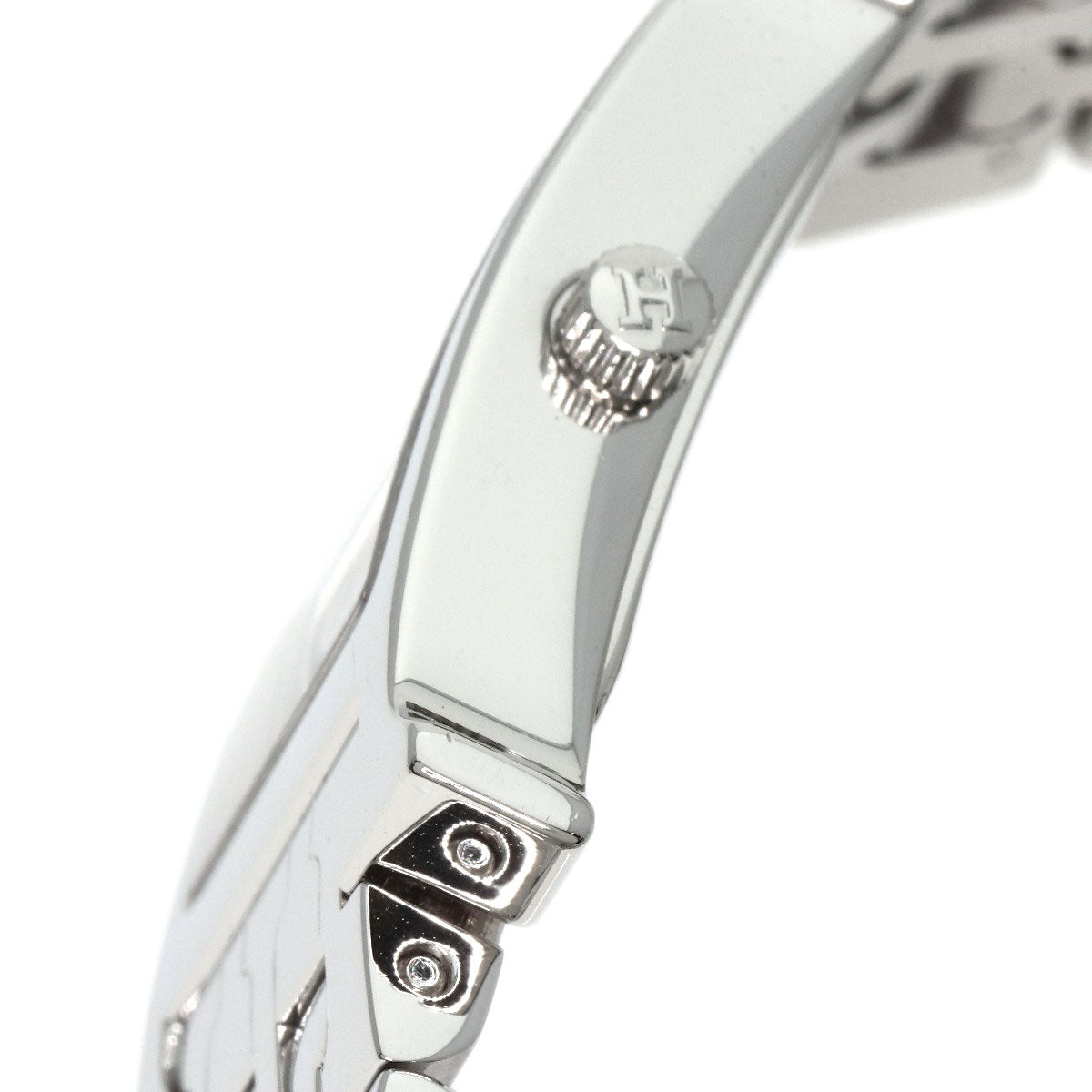 HERMES Watches Quartz HH1.210 Stainless Steel , Stainless Steel Silver H watch Silver dial Women  d