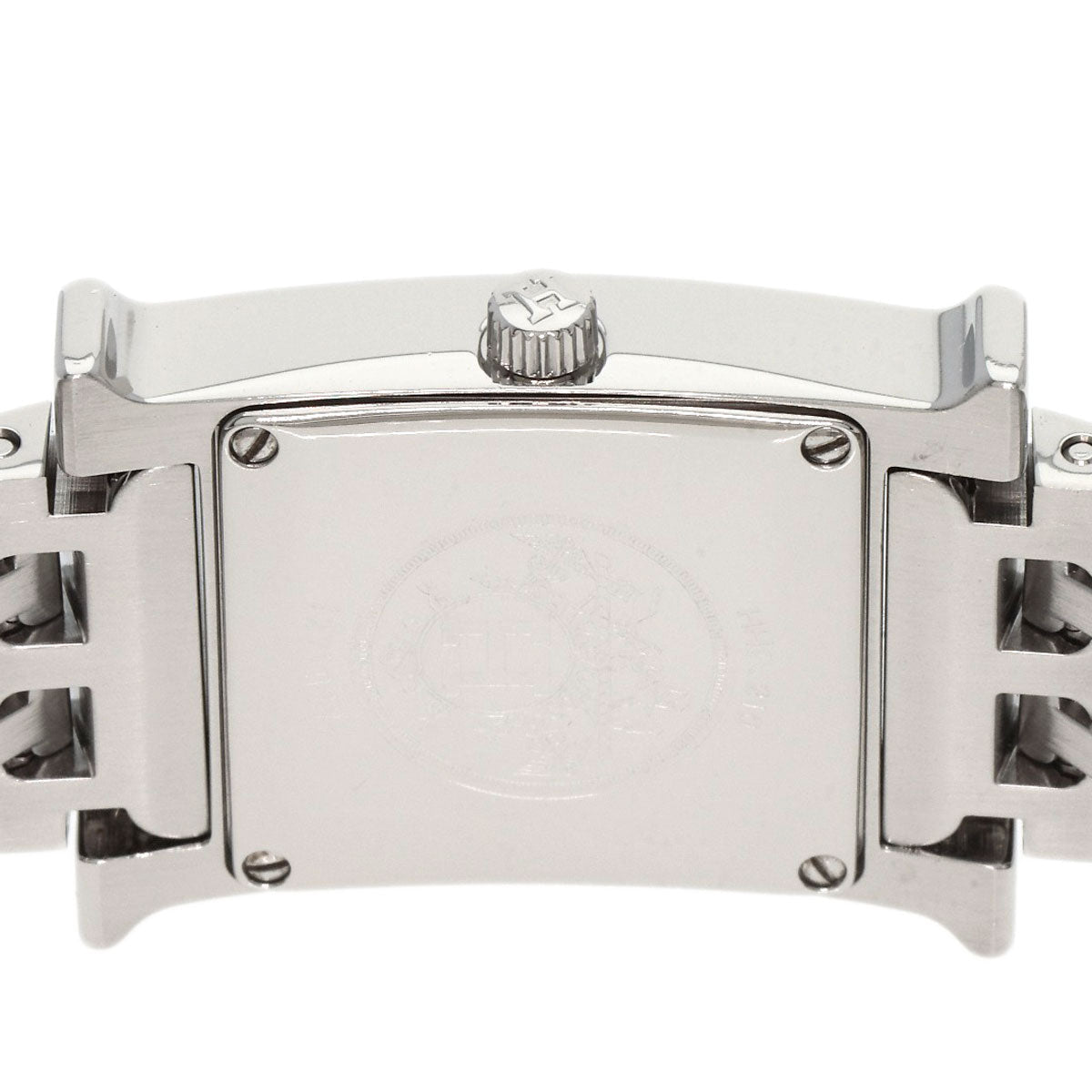 HERMES Watches Quartz HH1.210 Stainless Steel , Stainless Steel Silver H watch Silver dial Women  d