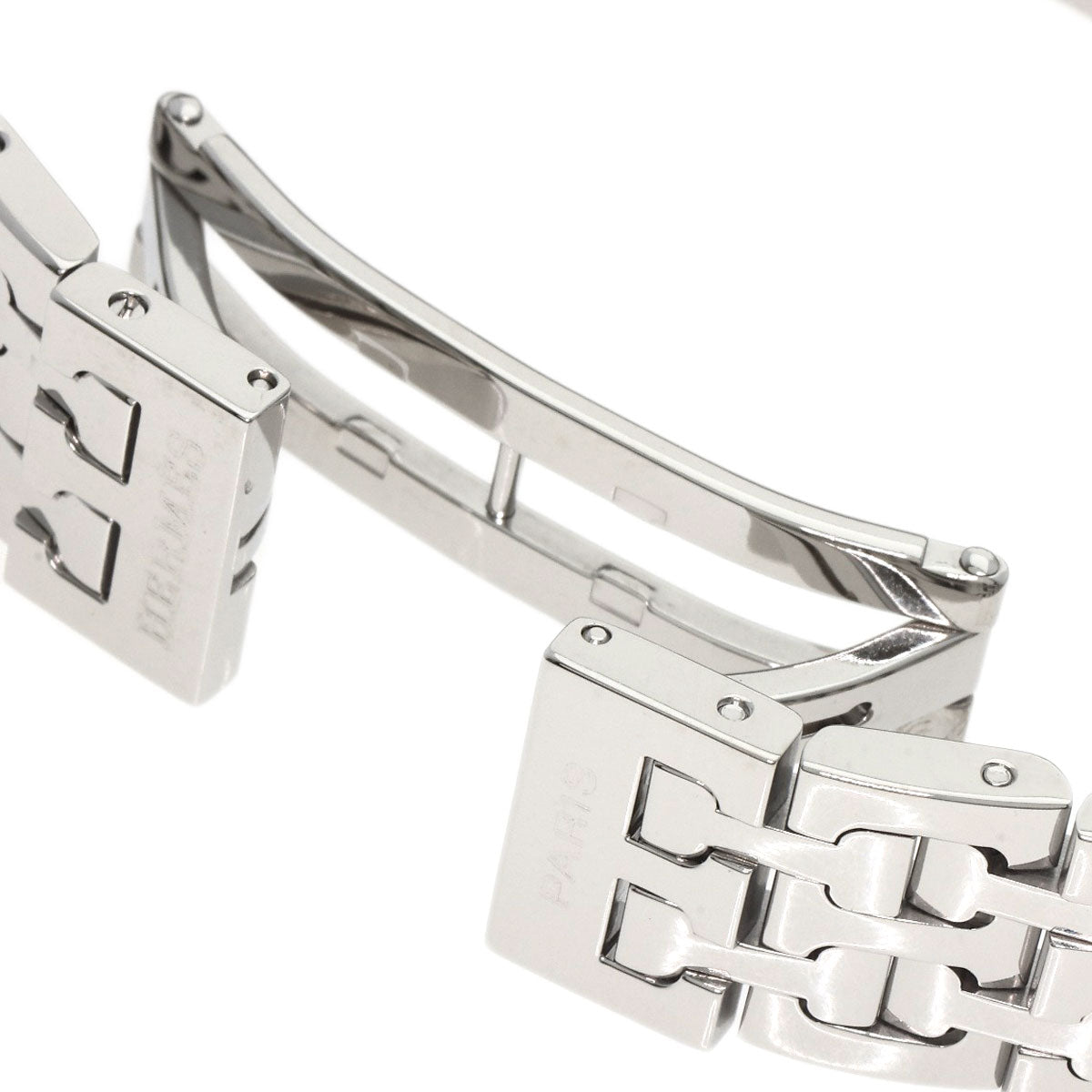 HERMES Watches Quartz HH1.210 Stainless Steel , Stainless Steel Silver H watch Silver dial Women  d