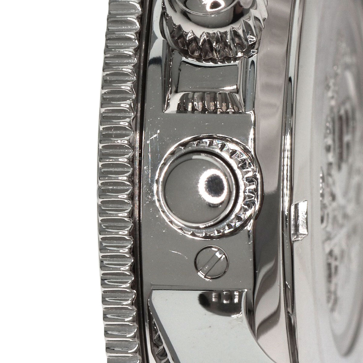 HERMES Watches Quartz CL2.310 Stainless Steel , Stainless Steel Silver Clipper Diver Chronograph black dial Women  d