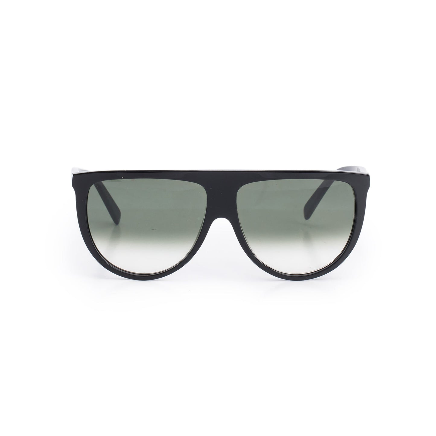Celine CL41435/S Black Acetate Wayfarer Sunglasses