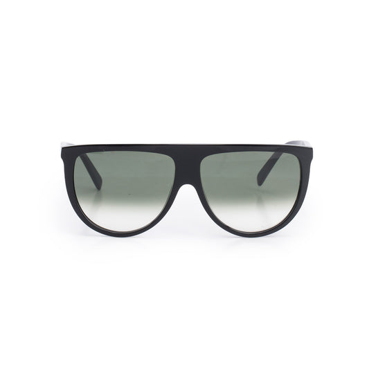 Celine CL41435/S Black Acetate Wayfarer Sunglasses