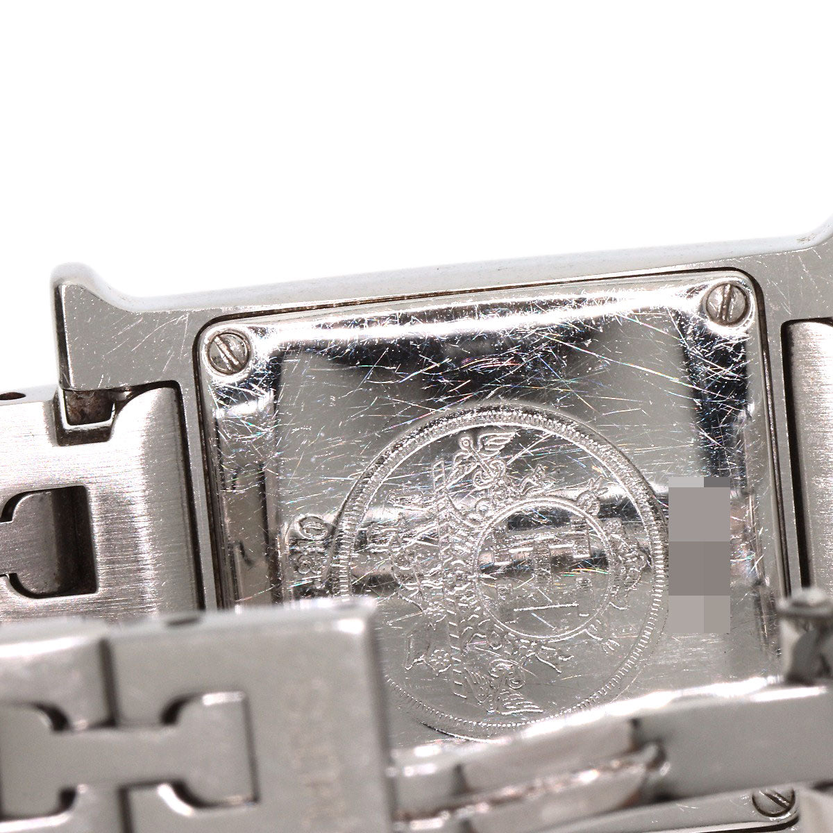 HERMES Watches Quartz HH1.210 Stainless Steel , Stainless Steel Silver H Watch Blue Gene Blue gene dial Women  d
