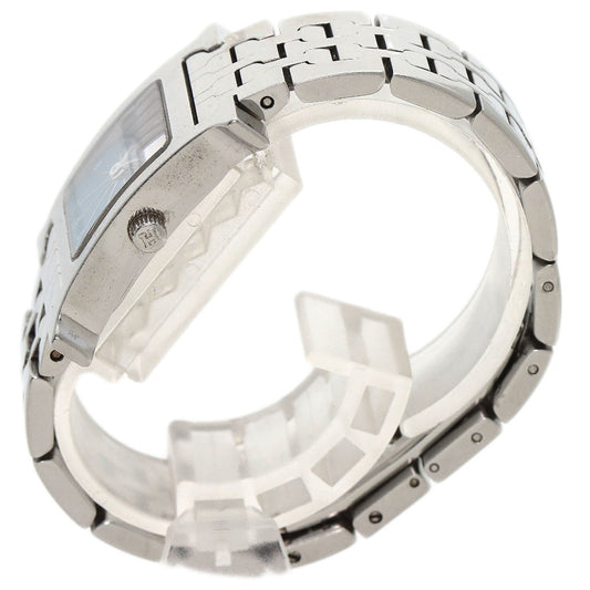 HERMES Watches Quartz HH1.210 Stainless Steel , Stainless Steel Silver H Watch Blue Gene Blue gene dial Women  d