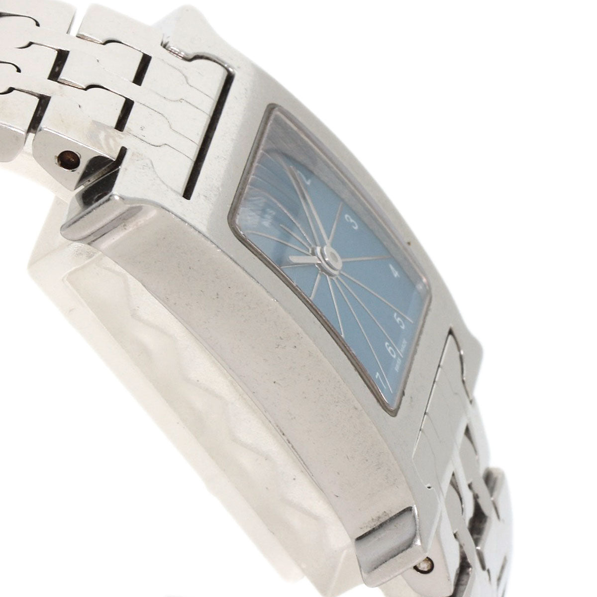 HERMES Watches Quartz HH1.210 Stainless Steel , Stainless Steel Silver H Watch Blue Gene Blue gene dial Women  d