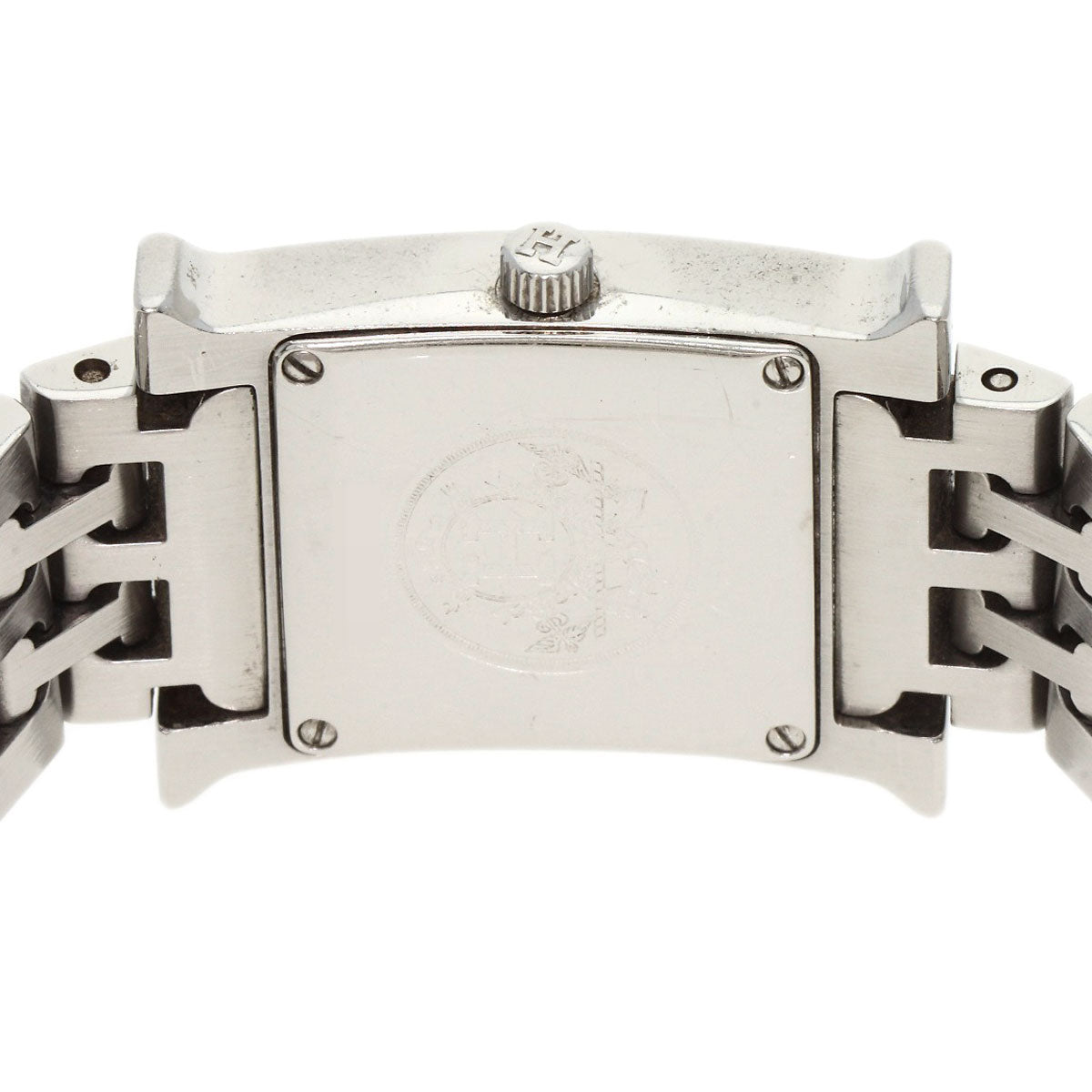 HERMES Watches Quartz HH1.210 Stainless Steel , Stainless Steel Silver H Watch Blue Gene Blue gene dial Women  d