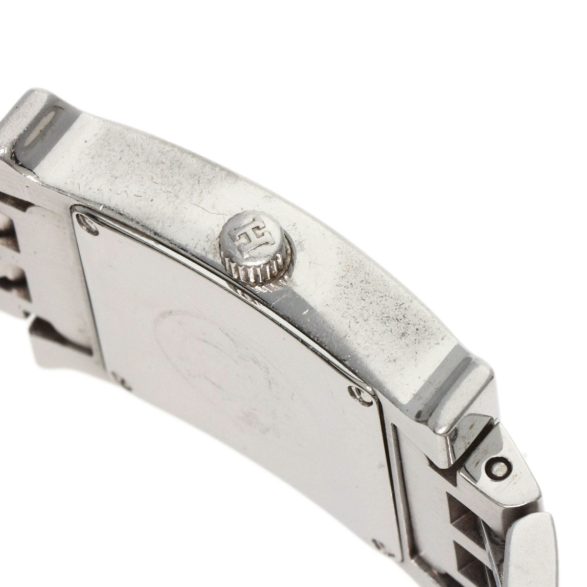 HERMES Watches Quartz HH1.210 Stainless Steel , Stainless Steel Silver H Watch Blue Gene Blue gene dial Women  d