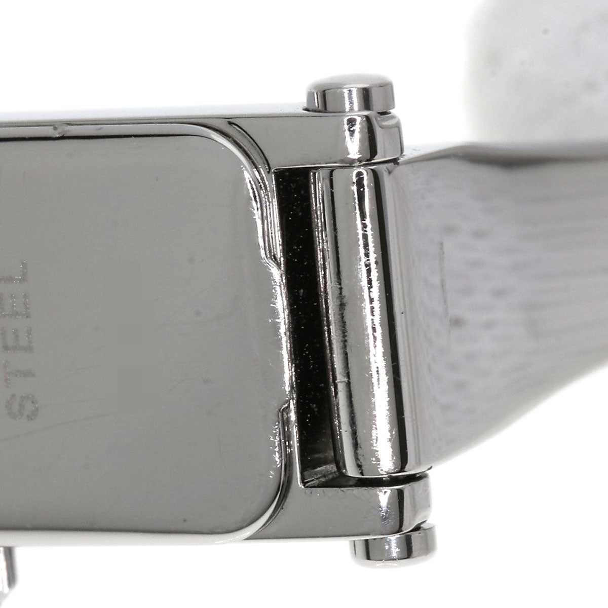 GUCCI Watches Quartz Stainless Steel , Stainless Steel Silver 1500L black dial Women  d