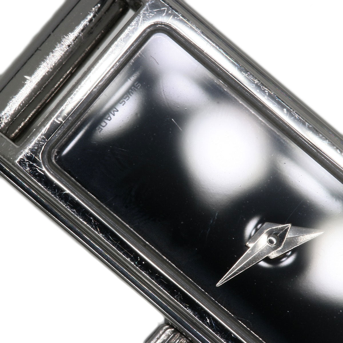 GUCCI Watches Quartz Stainless Steel , Stainless Steel Silver 1500L black dial Women  d