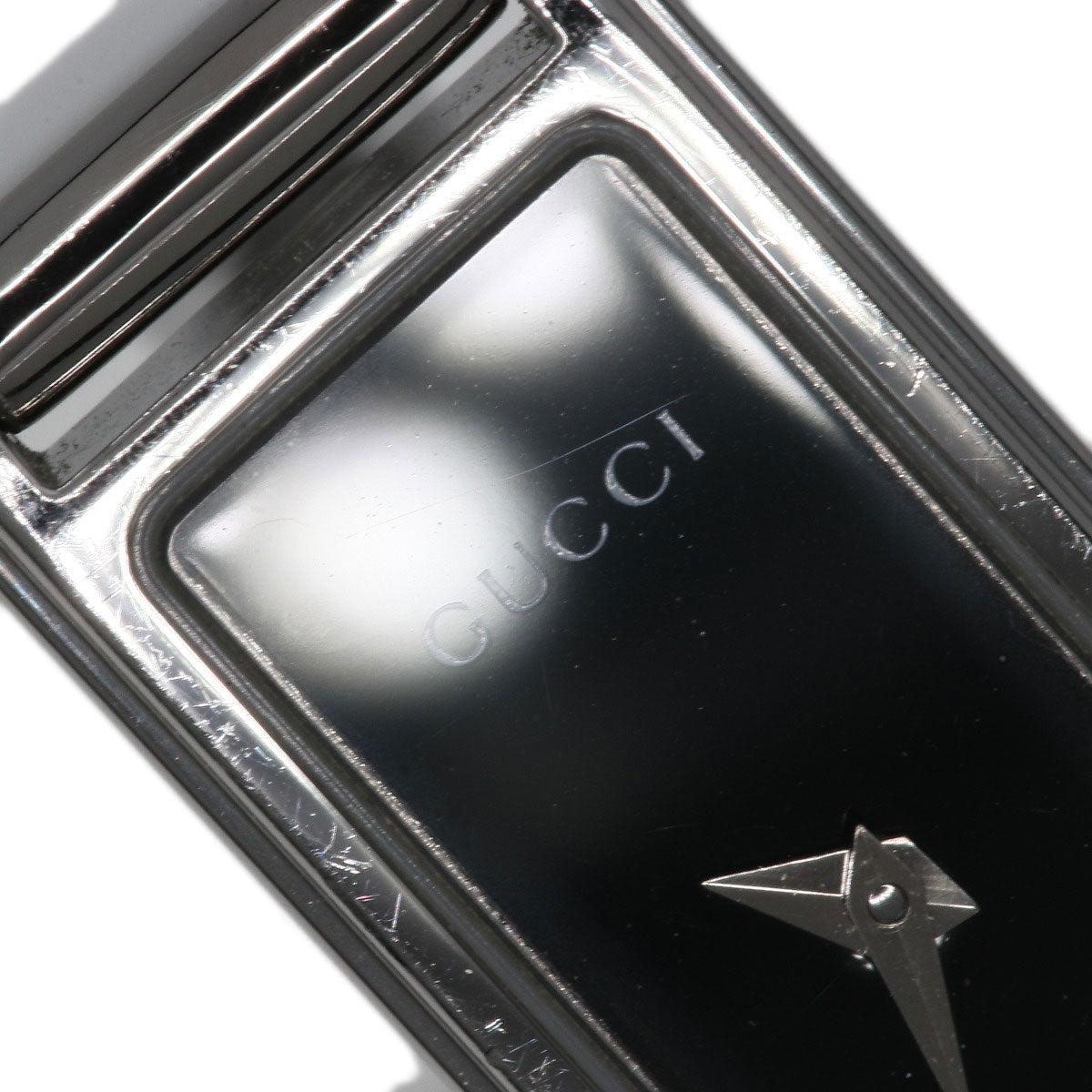 GUCCI Watches Quartz Stainless Steel , Stainless Steel Silver 1500L black dial Women  d