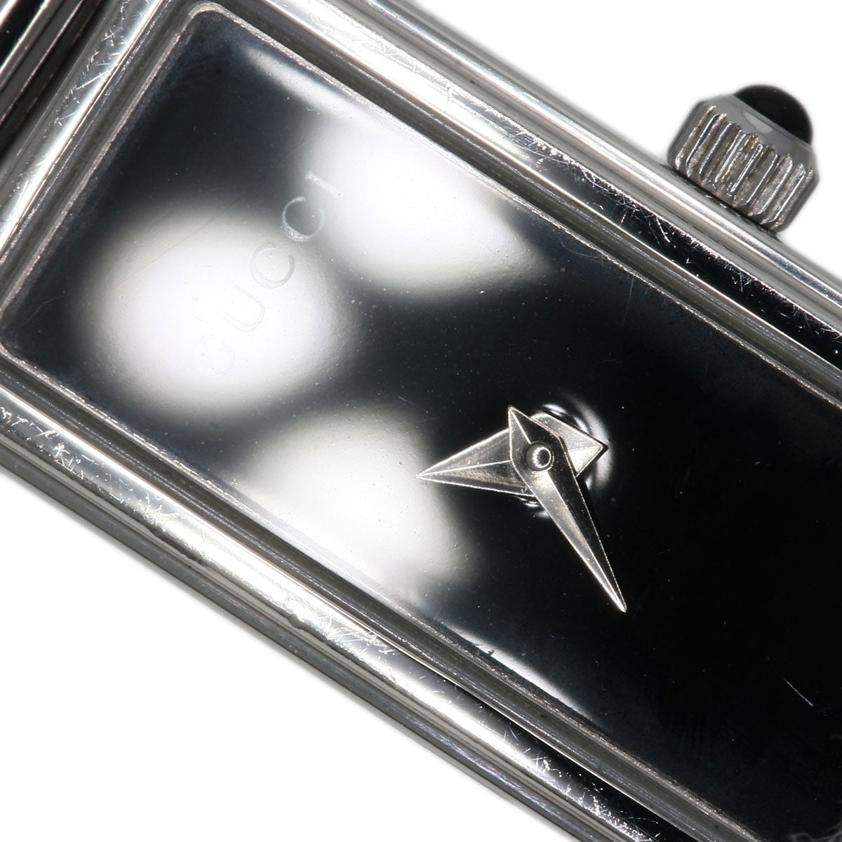 GUCCI Watches Quartz Stainless Steel , Stainless Steel Silver 1500L black dial Women  d