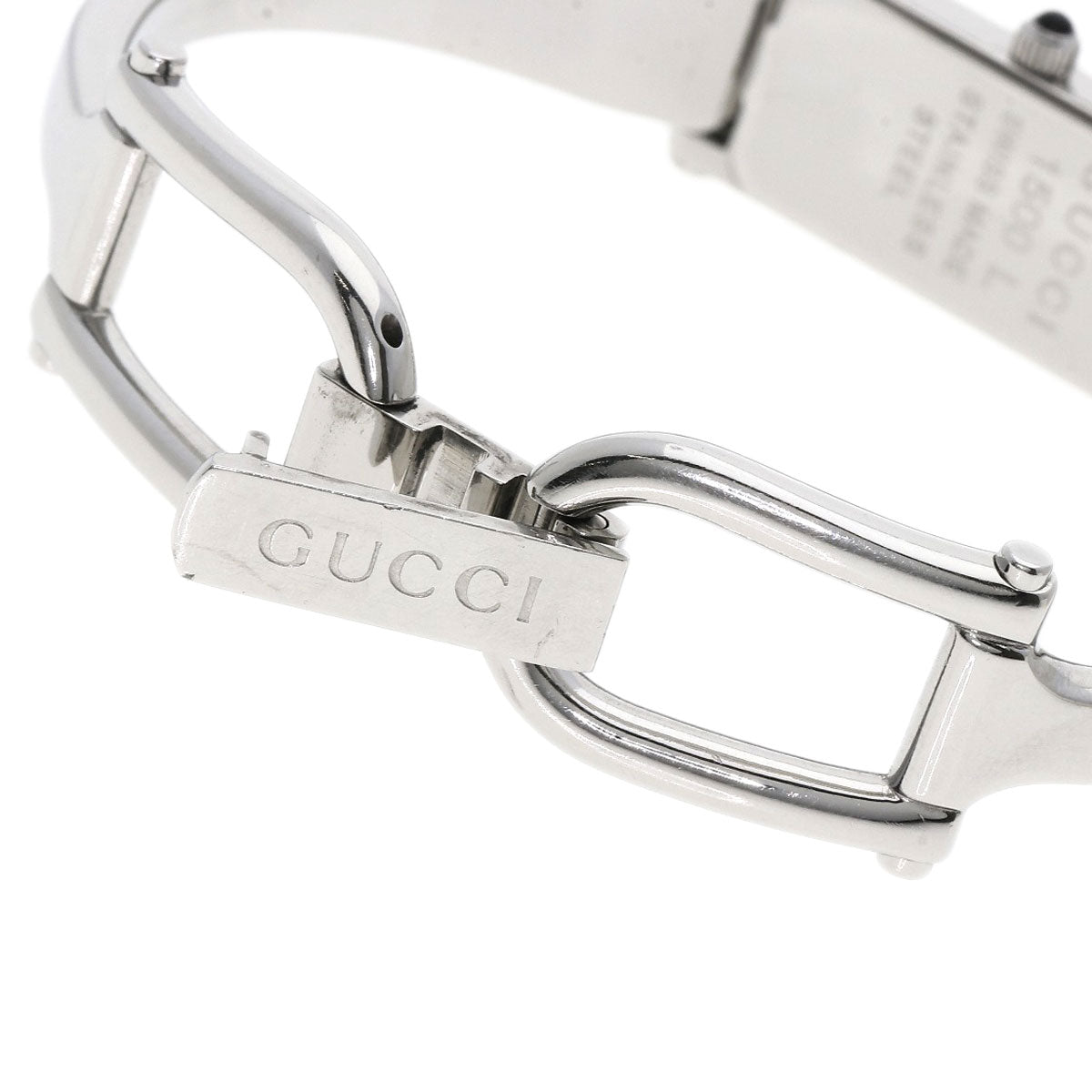 GUCCI Watches Quartz Stainless Steel , Stainless Steel Silver 1500L black dial Women  d
