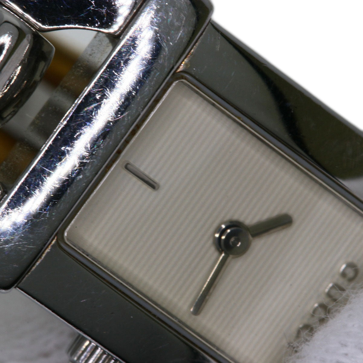 GUCCI Watches Quartz 6800L Stainless Steel, Bamboo Silver Bamboo Silver dial Women  d