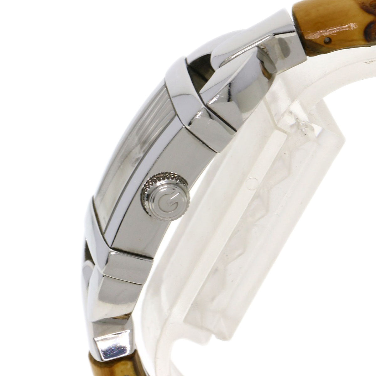 GUCCI Watches Quartz 6800L Stainless Steel, Bamboo Silver Bamboo Silver dial Women  d