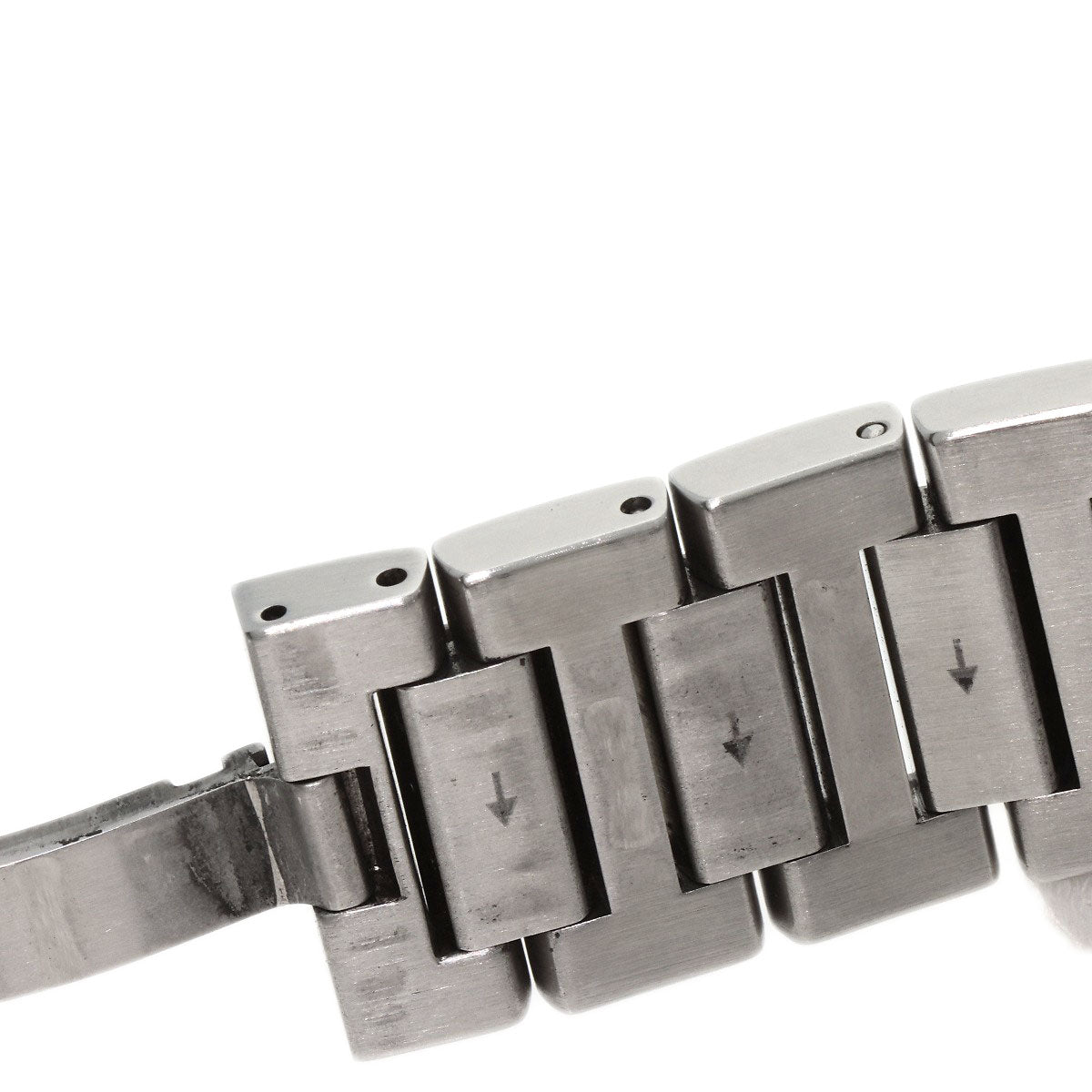 GUCCI Watches Quartz Stainless Steel , Stainless Steel Silver 142.2 black dial mens  d