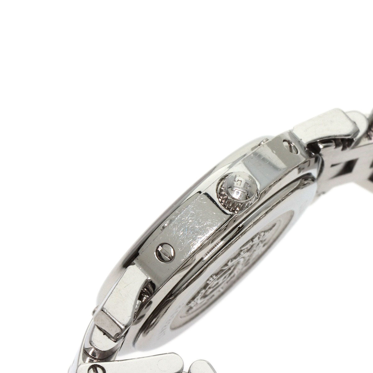 HERMES Watches Quartz CL4.210 Stainless Steel , Stainless Steel Silver Clipper Nacle New Buckle Pink shell dial Women  d