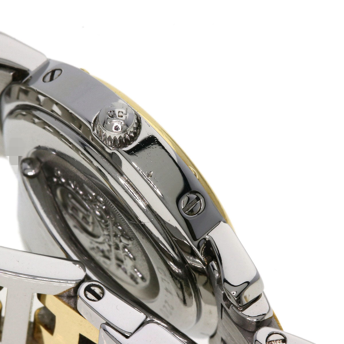 HERMES Watches Quartz CL4.220 Stainless Steel , SSxGP Silver Clipper new buckle Ivory dial Women  d