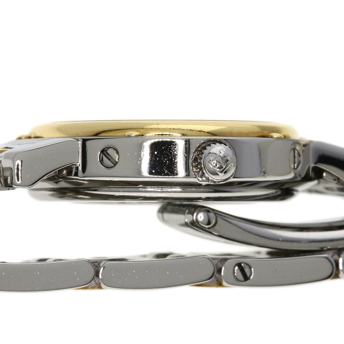 HERMES Watches Quartz CL4.220 Stainless Steel , SSxGP Silver Clipper new buckle Ivory dial Women  d