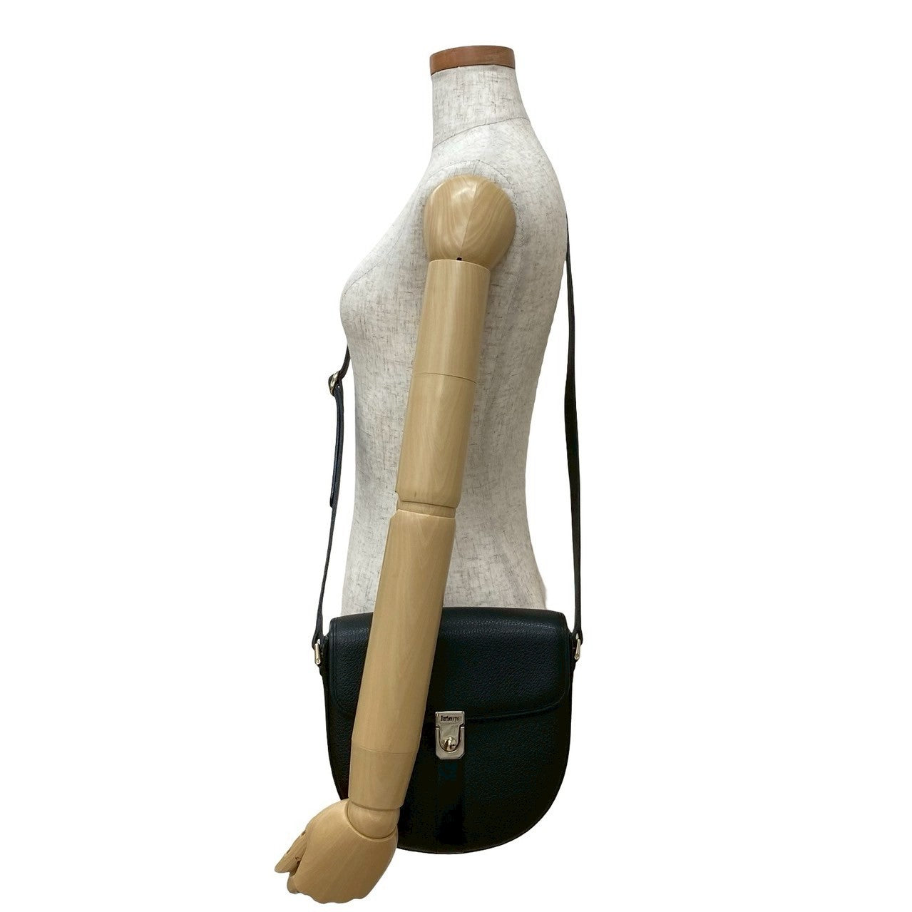 Burberrys Leather Shoulder Bag
