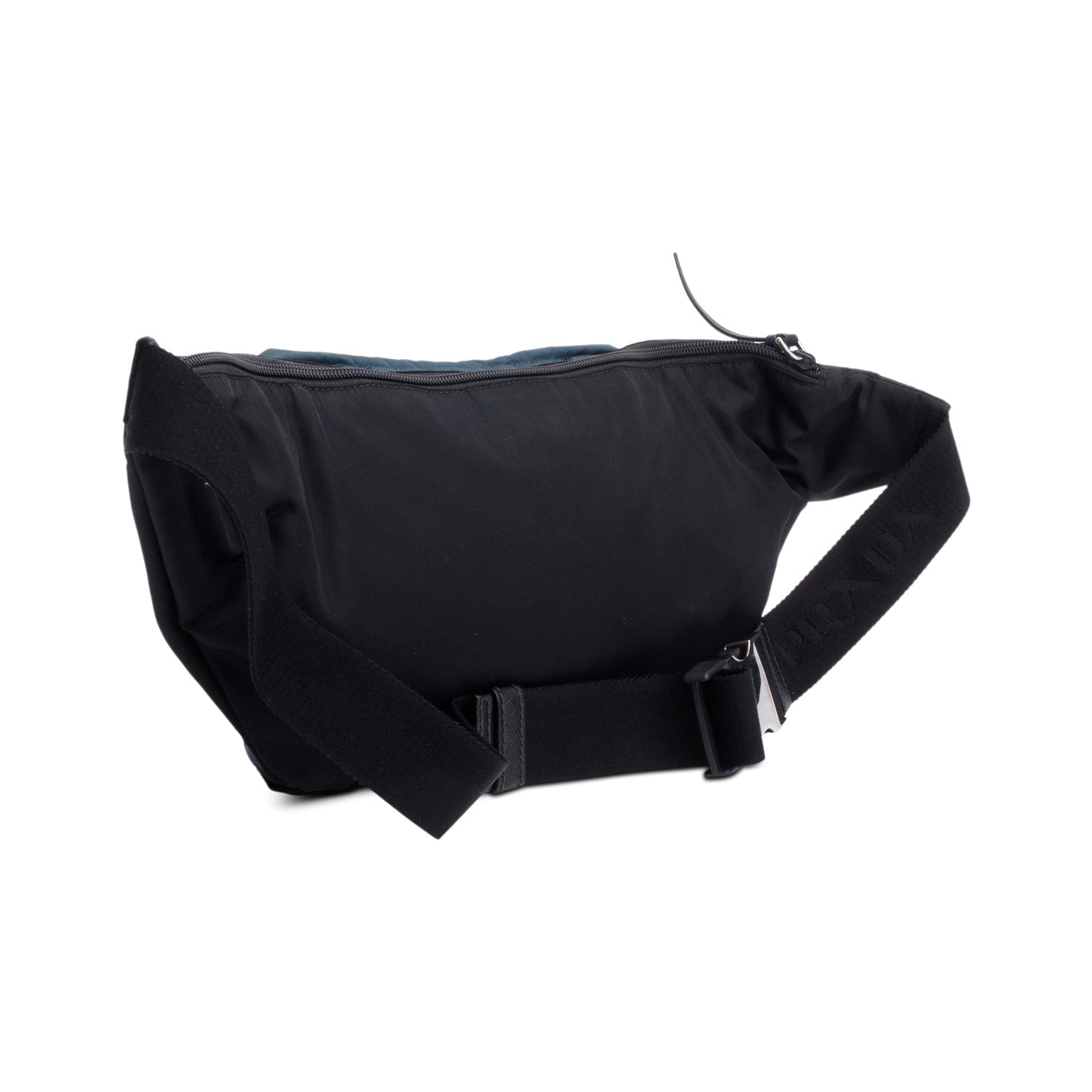 Prada Black/Blue/Grey Camouflage Tessuto Nylon Belt Bag
