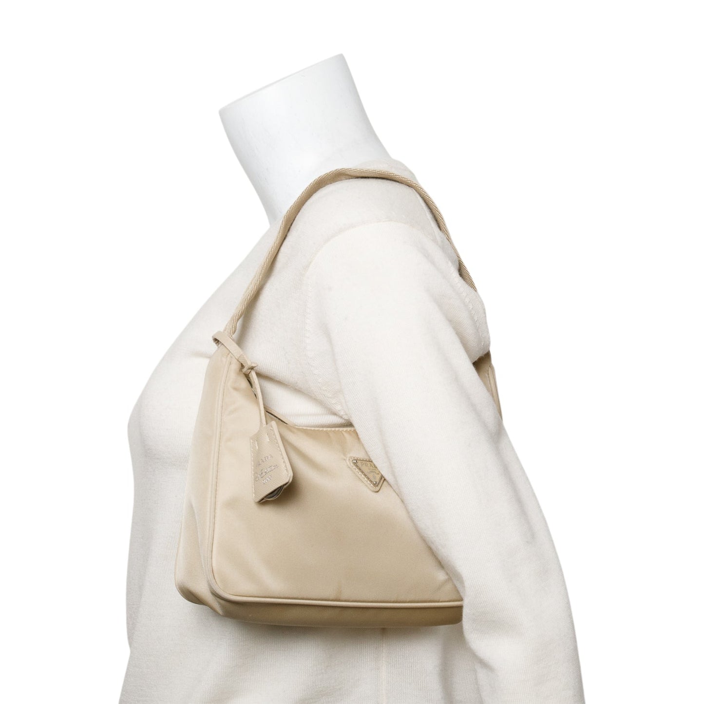 Prada Beige Re-Edition 2000 Re-Nylon Mini Bag