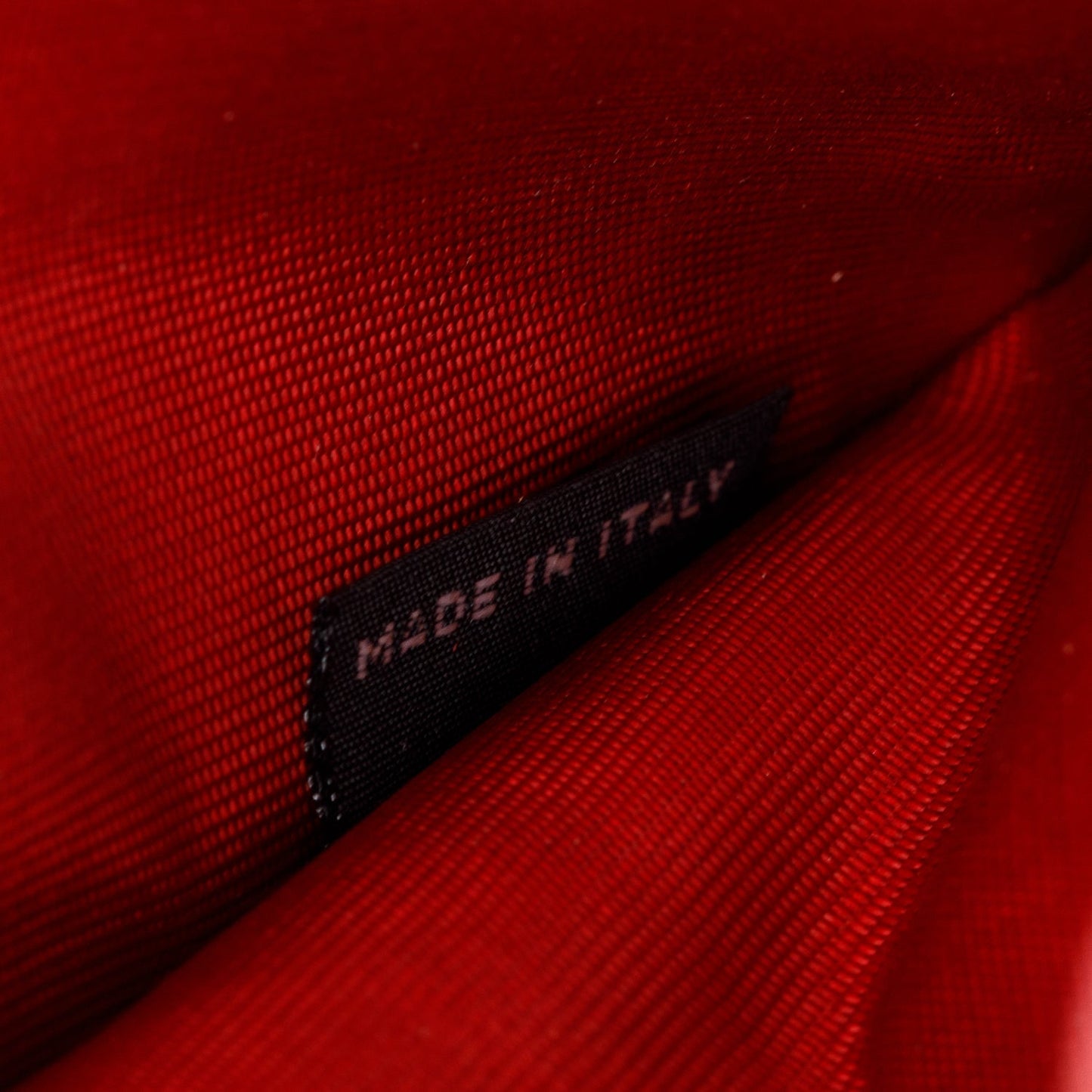 Prada Red Saffiano Leather Continental Wallet