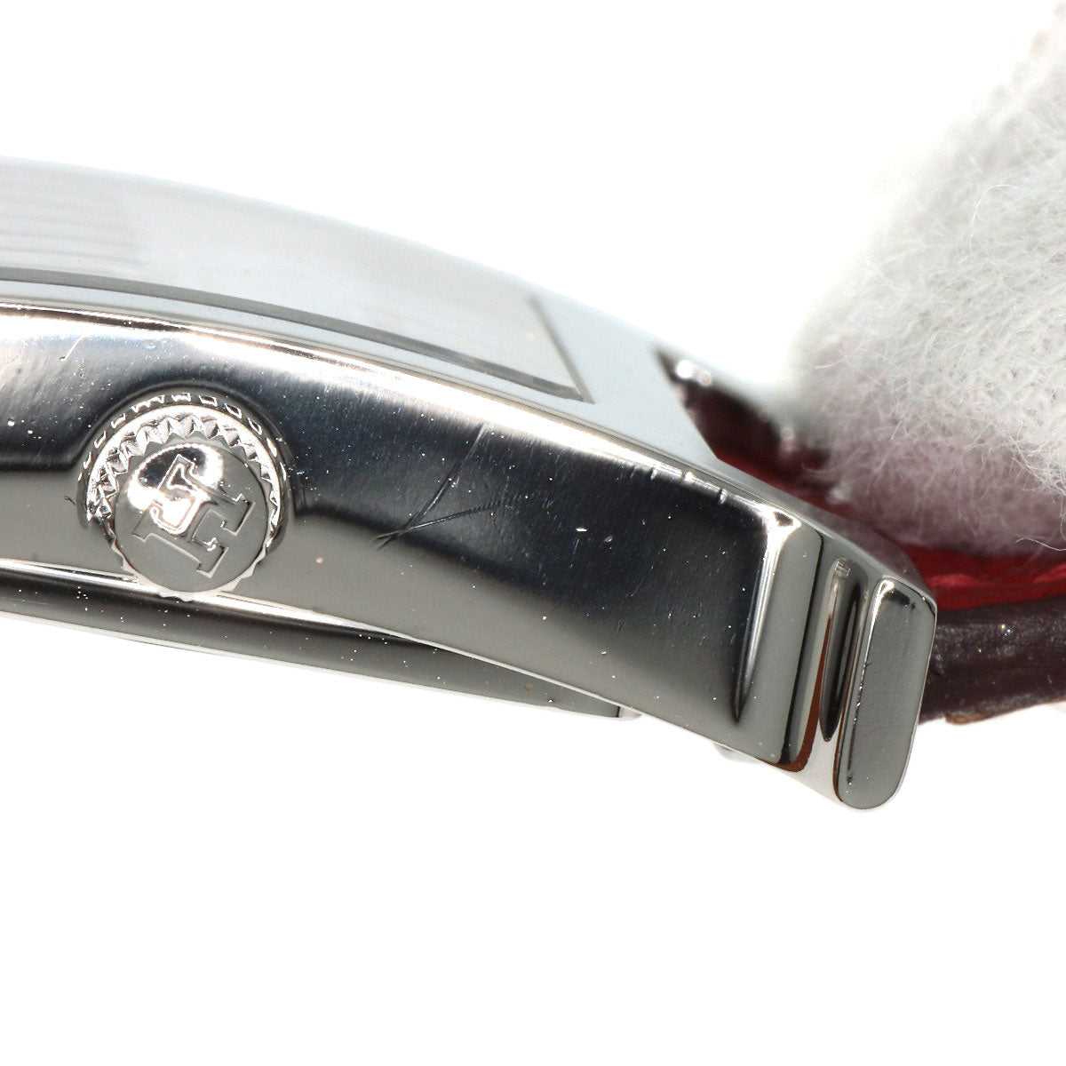 HERMES Watches Quartz HH11.210 Stainless Steel, Leather Silver H watch white dial Women  d