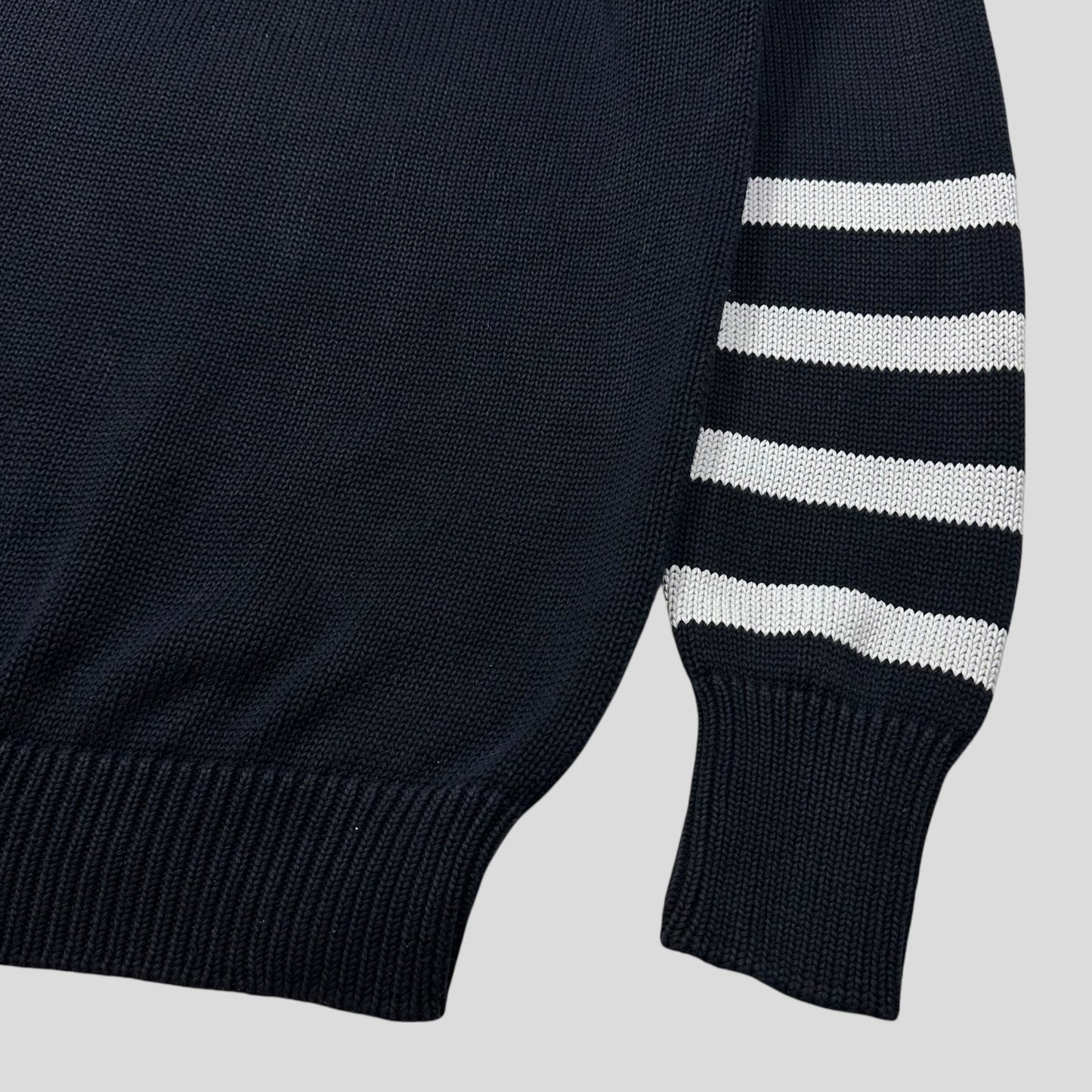 Prada Milano 2010 Chunky Striped Knit Jumper - M