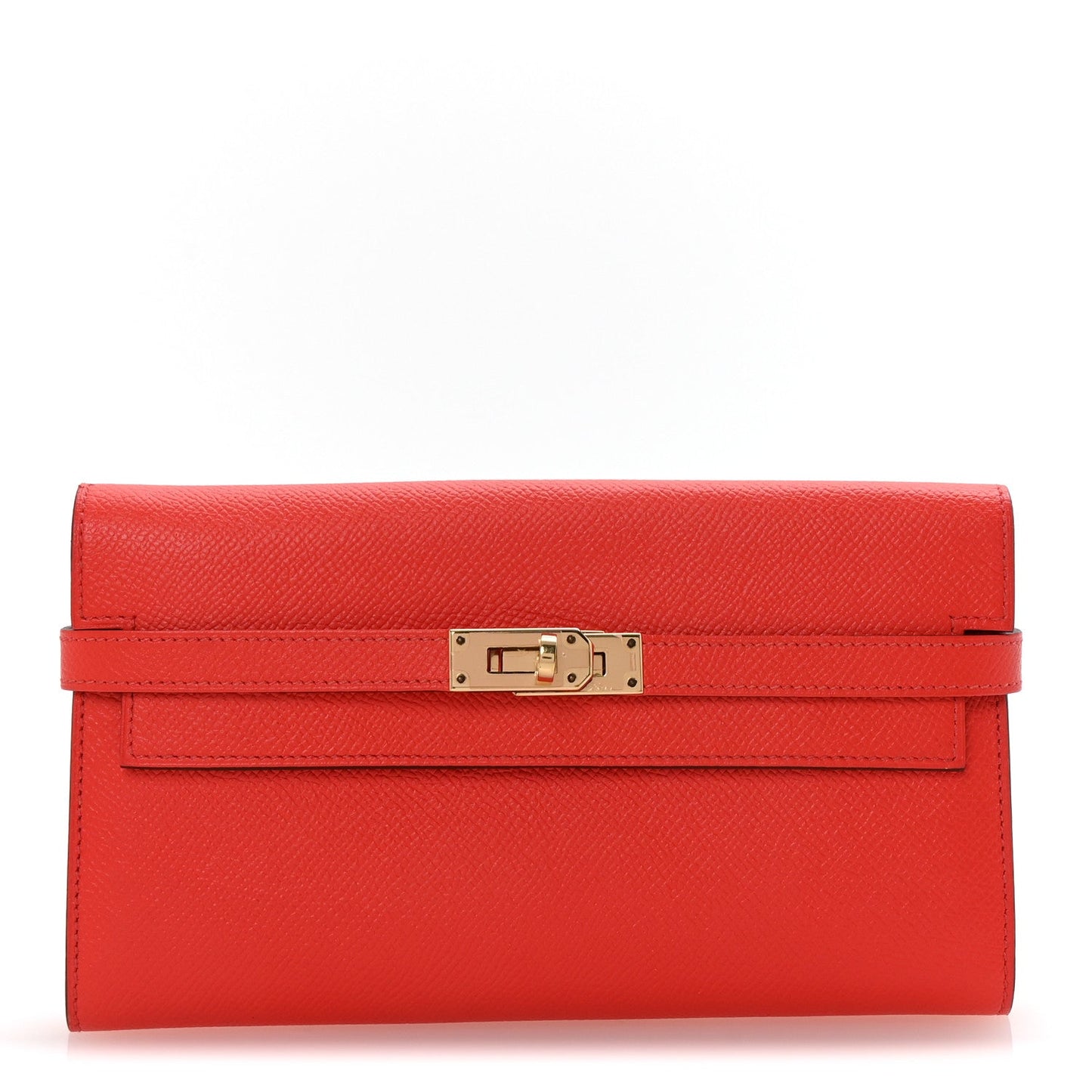 Hermes Epsom Kelly Longue Wallet Rose Jaipur