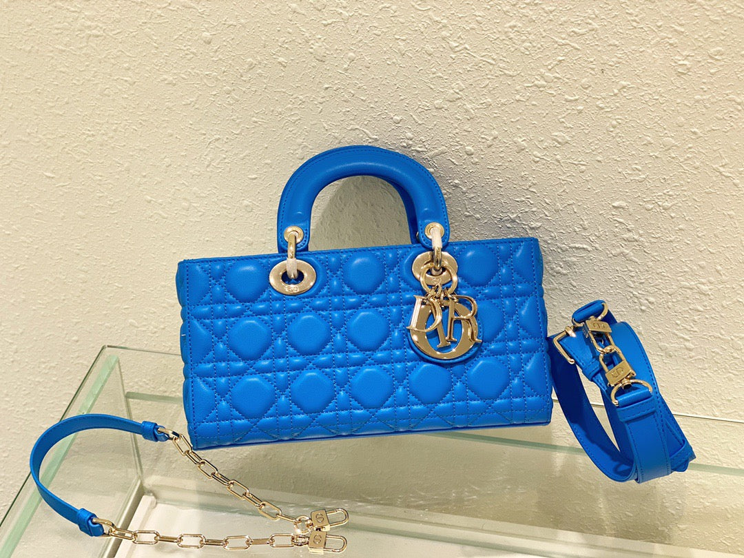 Top Quality Lady D-Joy Bag Blue, For Women, Womens Handbags 26cm/10in CD