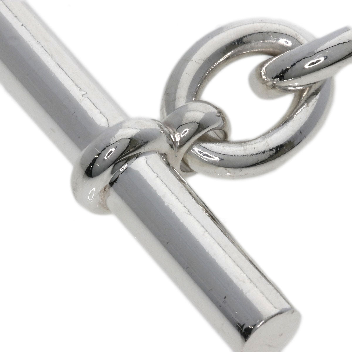 HERMES bracelet SV Silver Chene Dunkle GM Women  d