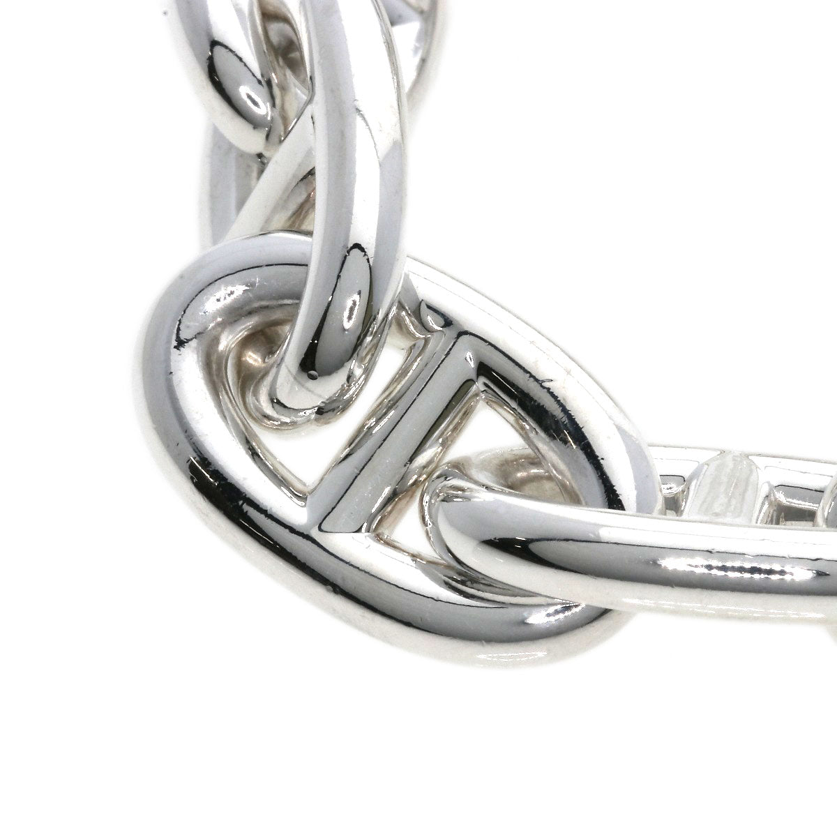 HERMES bracelet SV Silver Chene Dunkle GM Women  d