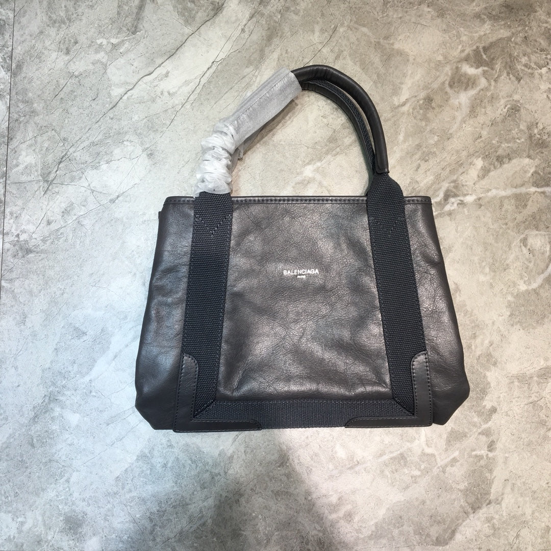 Top Quality Navy Small Cabas Tote Bag In Gray, For Women,  Bags 18.5in/47cm