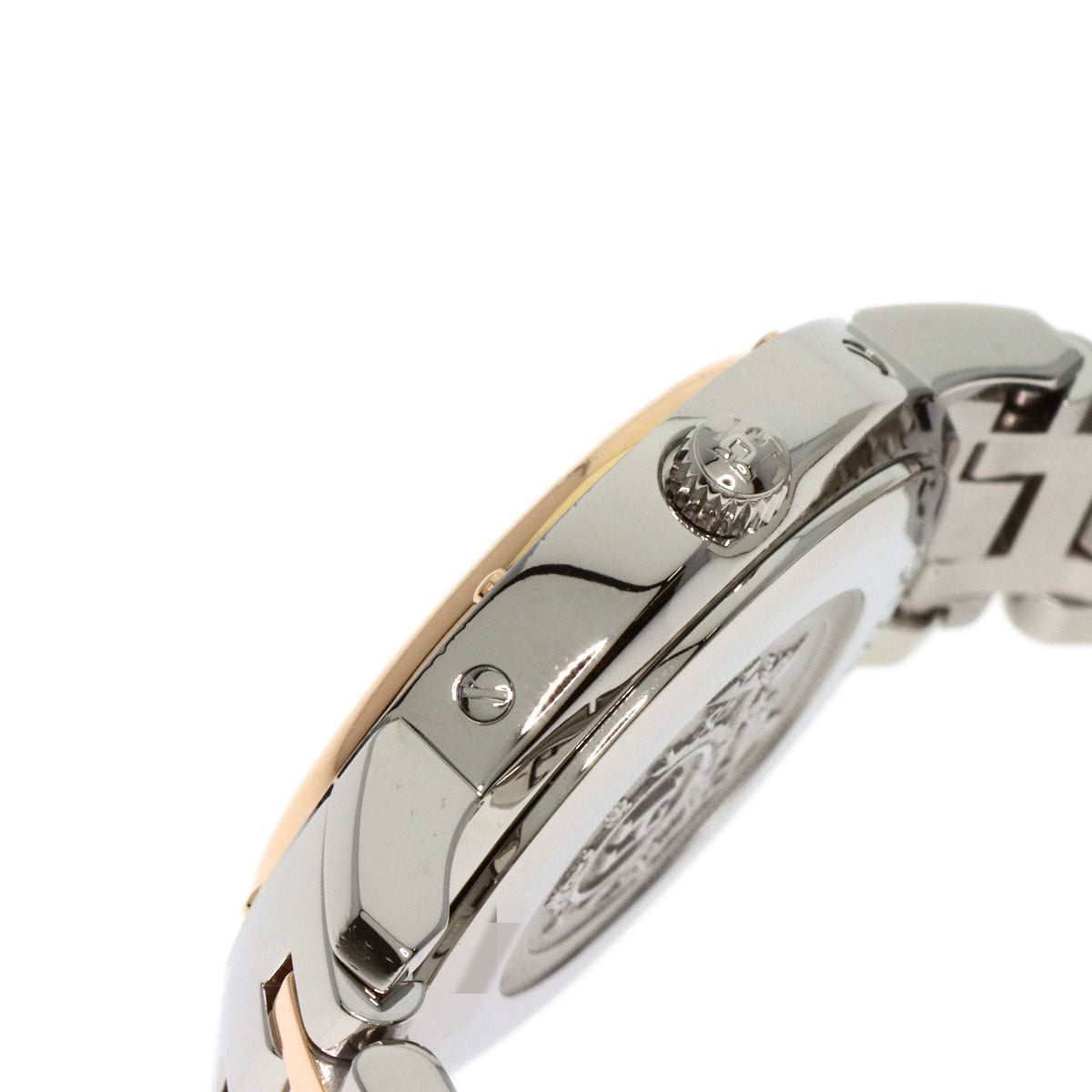 HERMES Watches Quartz CP1.221 Stainless Steel , SSxPGP gold Clipper Classic White shell dial Women  d