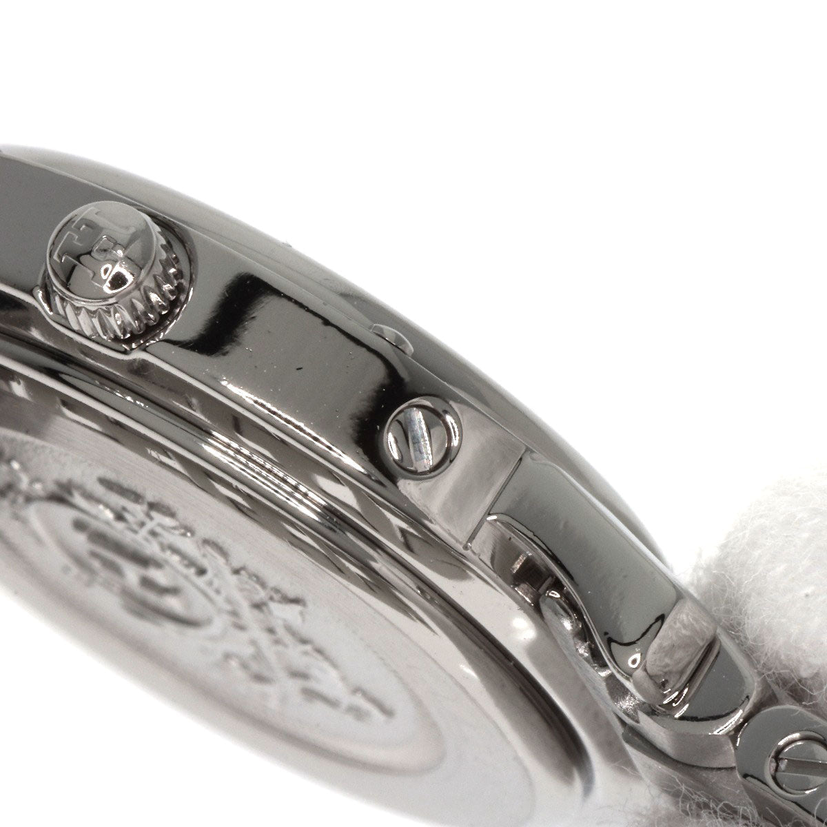 HERMES Watches Quartz CL4.210 Stainless Steel , Stainless Steel Silver Clipper gray dial Women  d