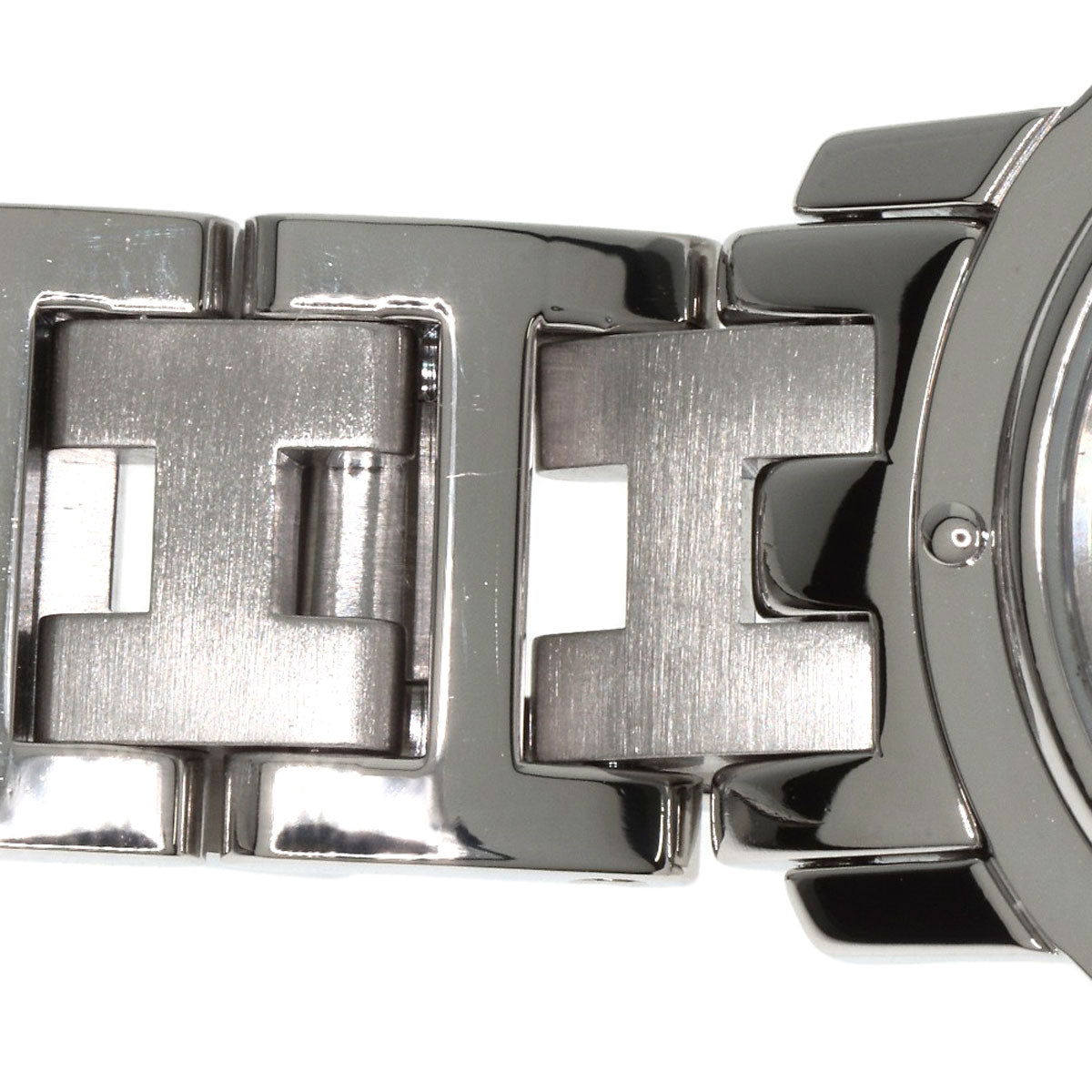 HERMES Watches Quartz CL4.210 Stainless Steel , Stainless Steel Silver Clipper gray dial Women  d