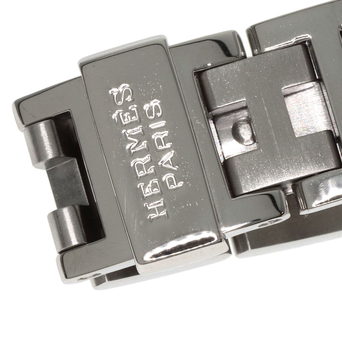 HERMES Watches Quartz CL4.210 Stainless Steel , Stainless Steel Silver Clipper gray dial Women  d