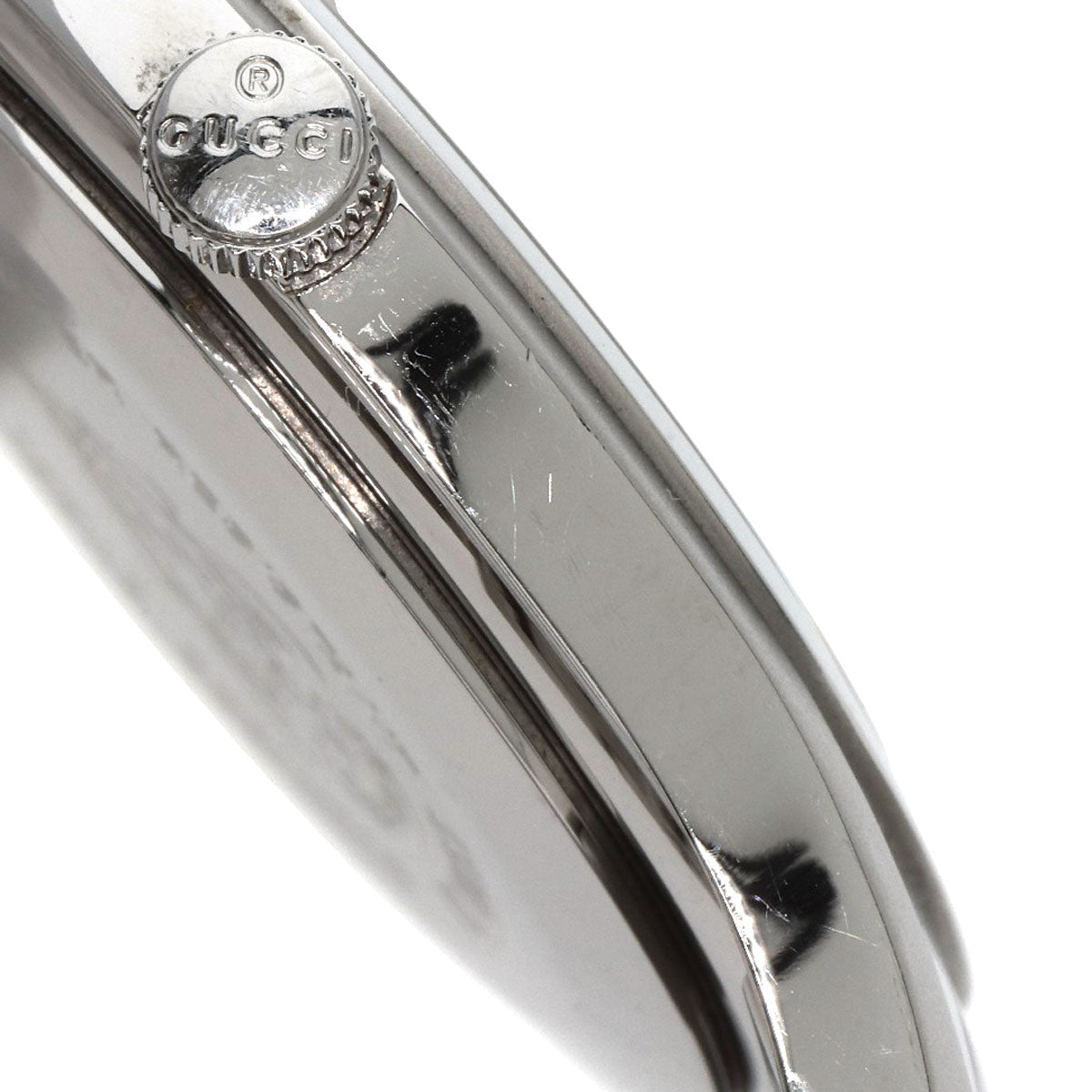 GUCCI Watches Quartz 5500XL Stainless Steel , Stainless Steel Silver Round face Silver dial mens  d