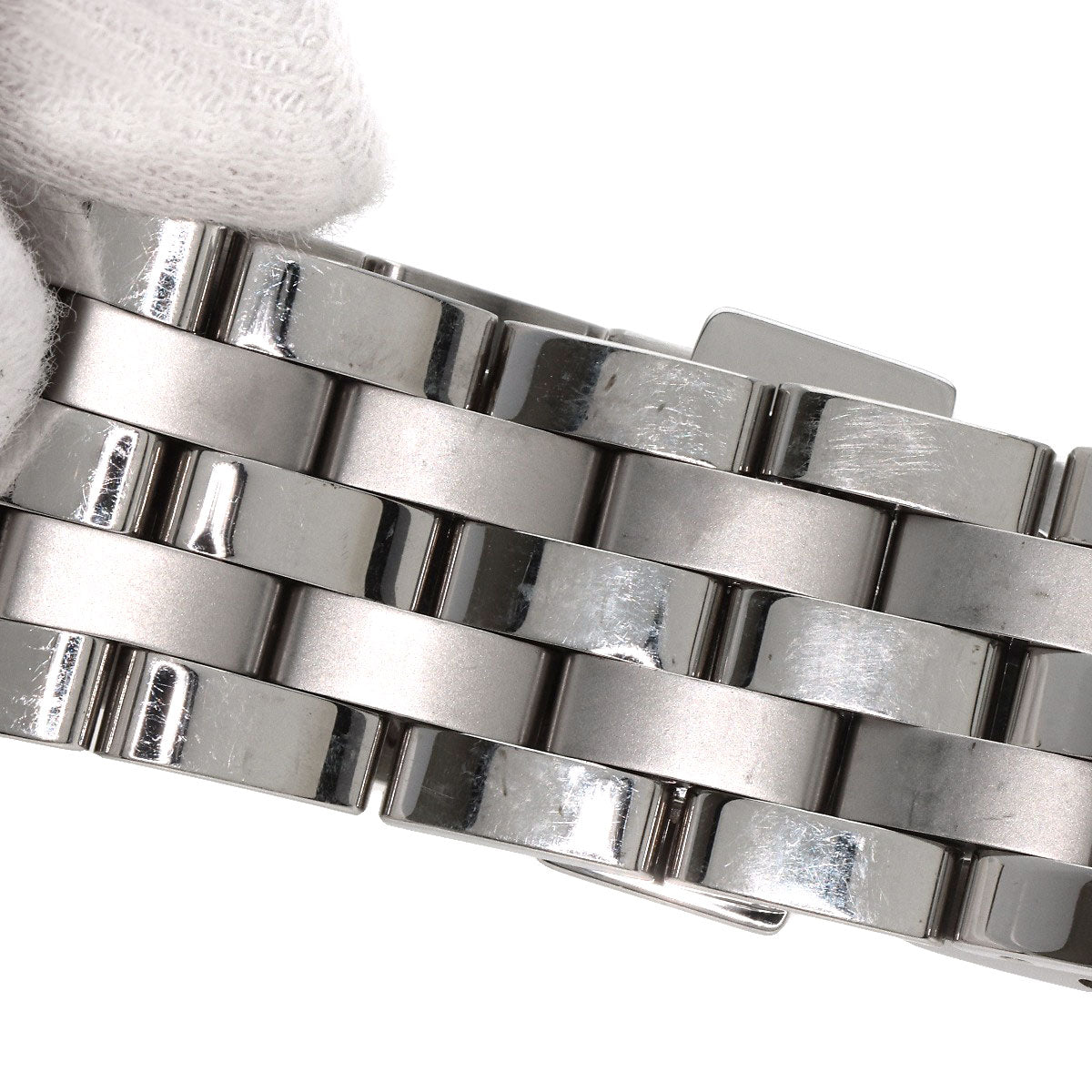 GUCCI Watches Quartz 5500XL Stainless Steel , Stainless Steel Silver Round face Silver dial mens  d