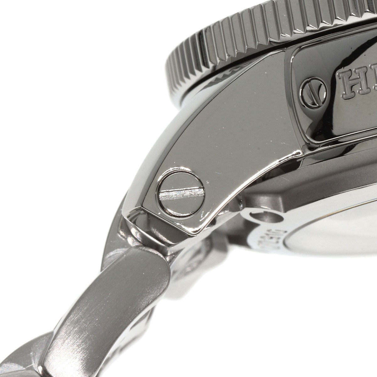 HERMES Watches Mechanical Automatic CP2.910 Stainless Steel , Stainless Steel Silver Clipper Mechanical Diver Chronograph black dial mens  d