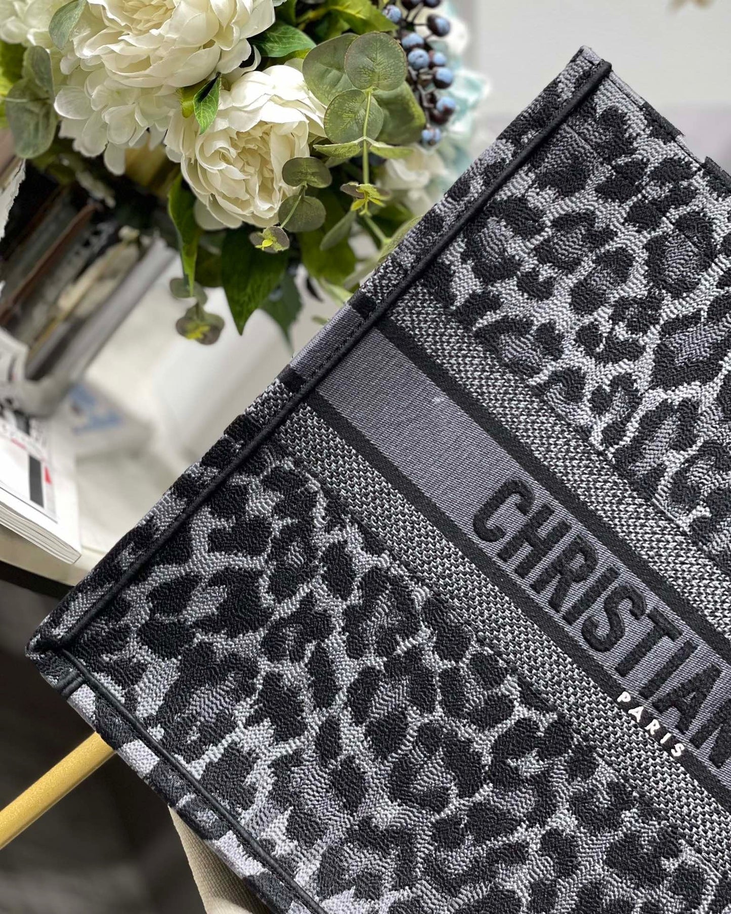 Top Quality Large Book Tote Gray Multicolor , For Women, Womens Handbags 16.5in/42cm CD M1286ZRTop Quality_M842