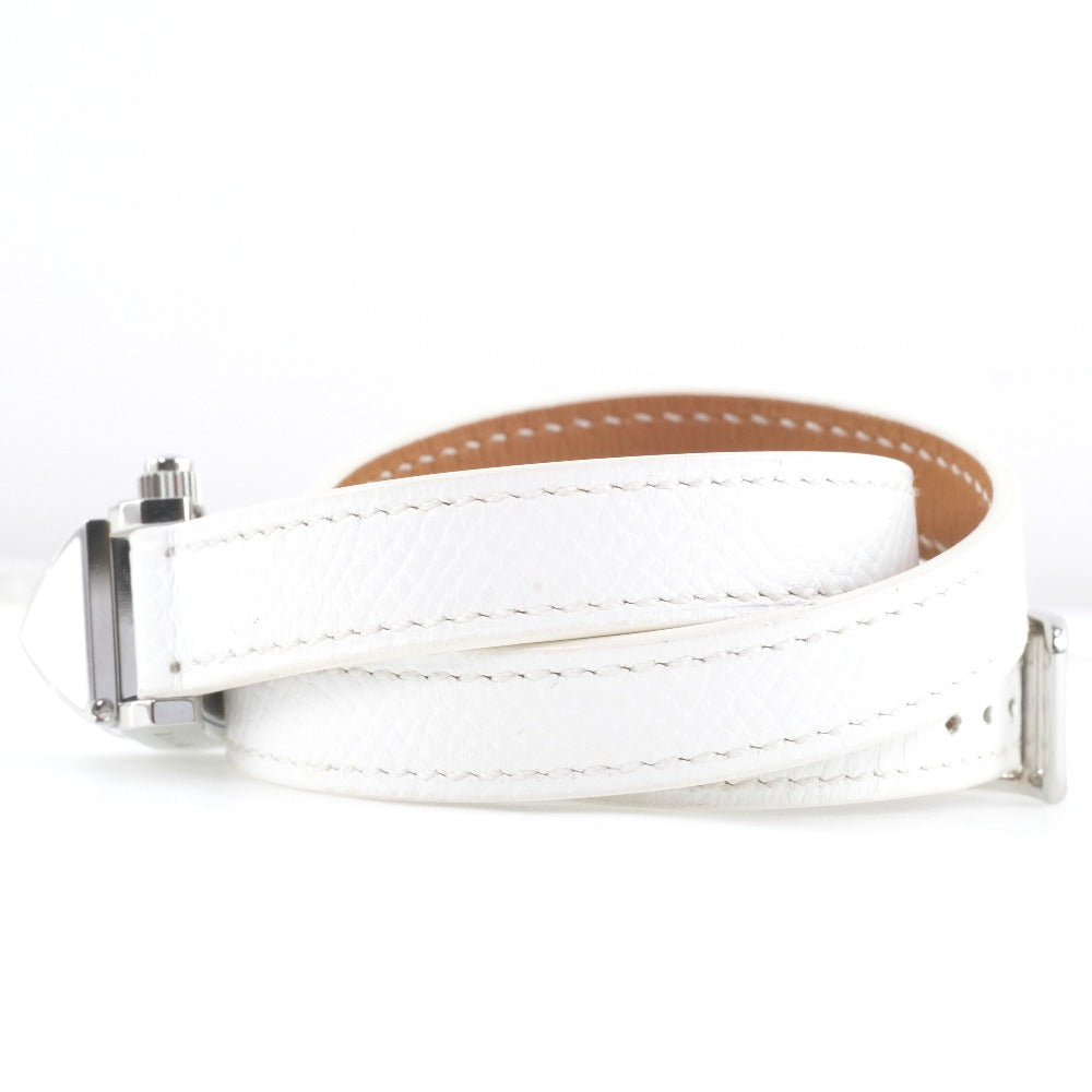HERMES Watches Quartz ME2.112 Stainless Steel , Leather White Triple Tour Medor Rock White dial Women  d