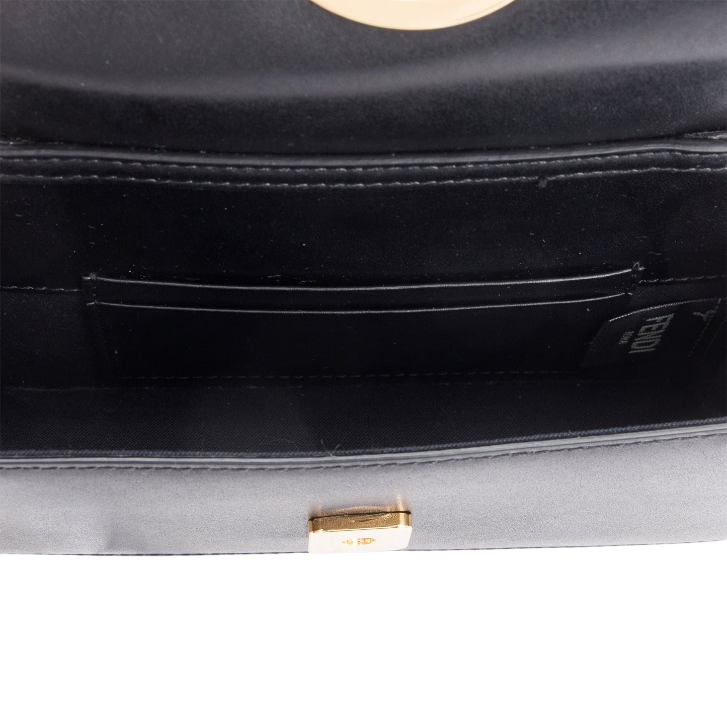 Fendi Brown/Black FF 1974 Embossed Leather F is Fendi Belt Bag