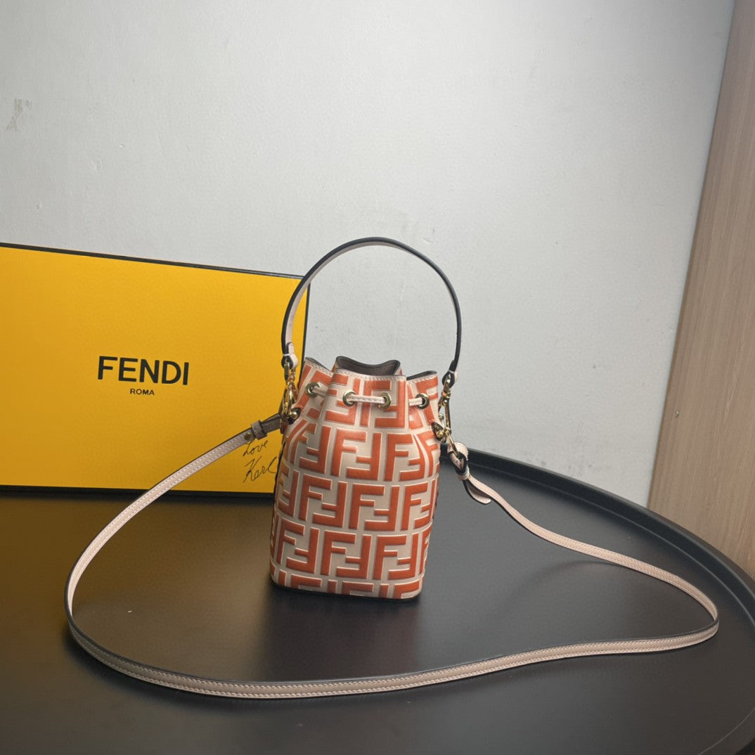 Top QualityTop Quality Mon Tresor Orange Mini Bag For Woman 18cm/7in