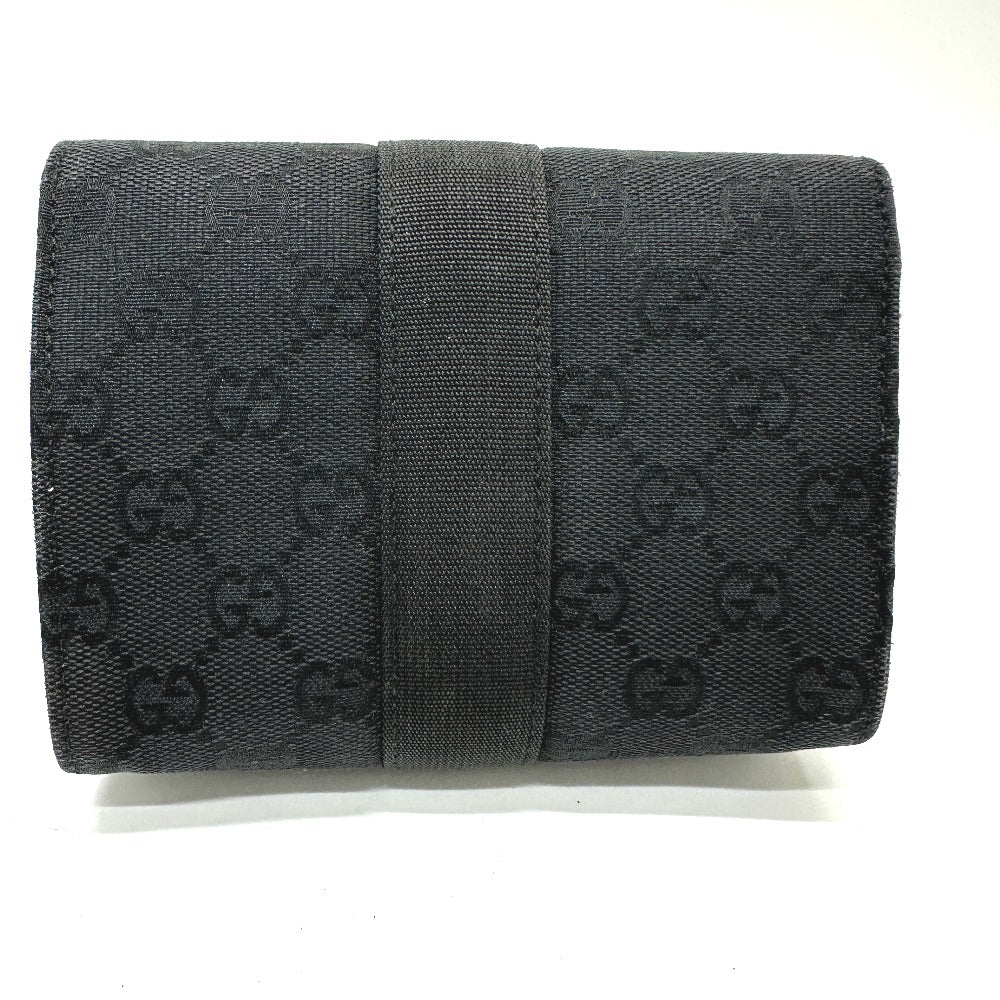 GUCCI Pouch 39.0911 GG canvas black GG Cosmetics Pouch Women