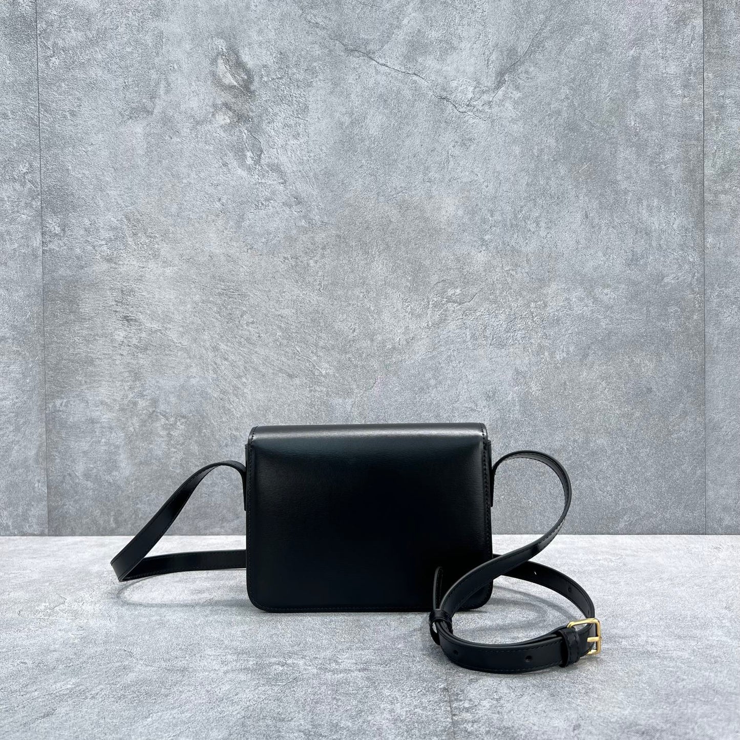 Top Quality Classique Cuir Triomphe Bag Black For Women 9in/22cmÂ 